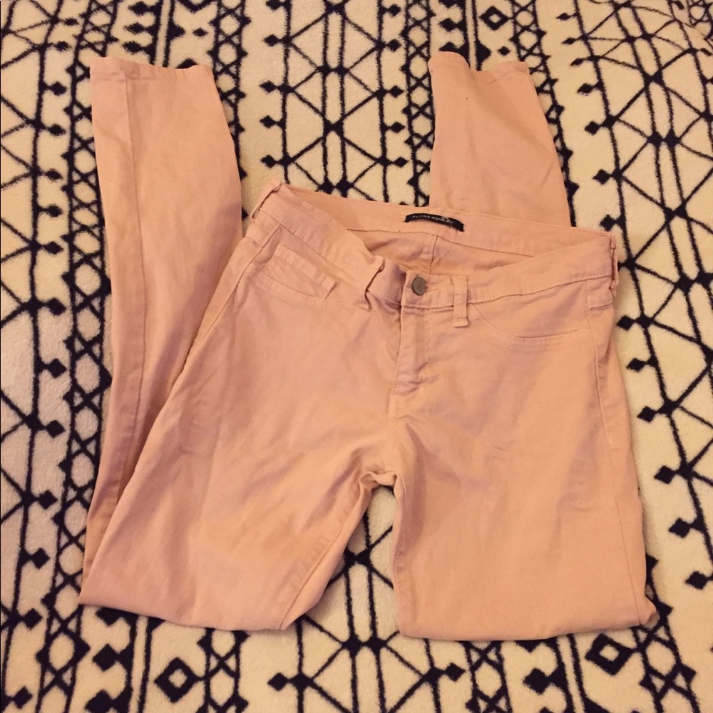 Blush pink skinny Jeans